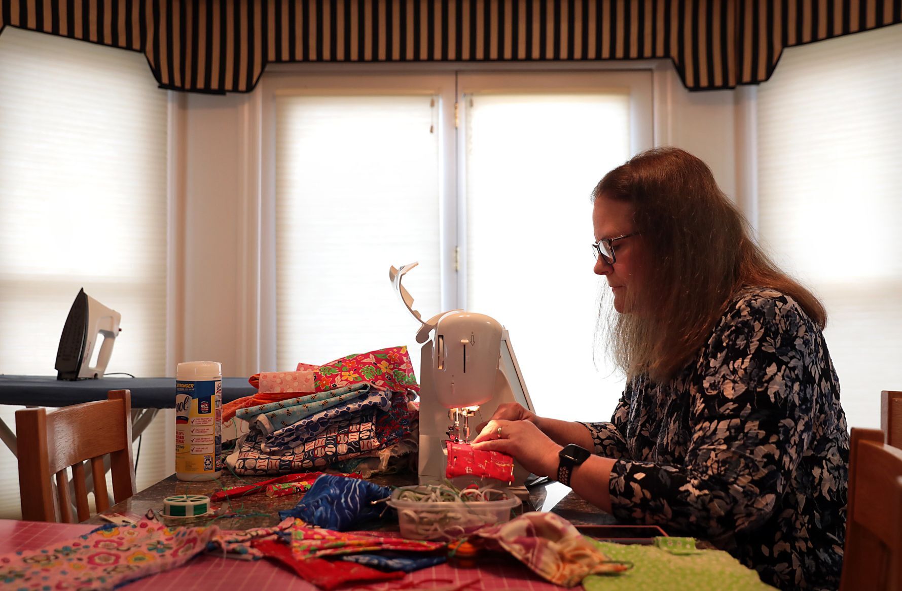 One woman's quest to sew masks